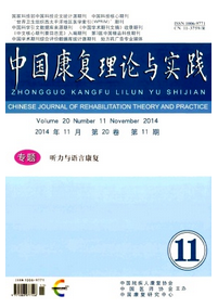 中國康復(fù)理論與實踐雜志論文發(fā)表
