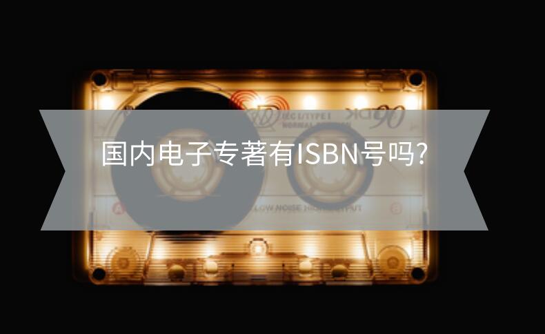 國內(nèi)電子專著有ISBN號嗎?
