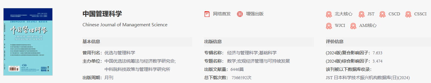 中國管理科學