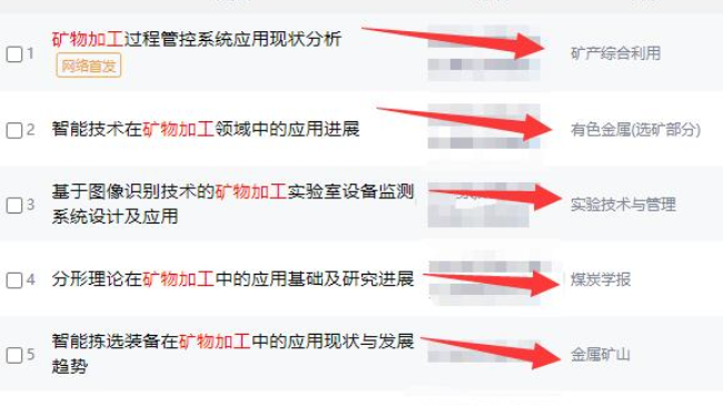 礦物加工專業文章能投稿